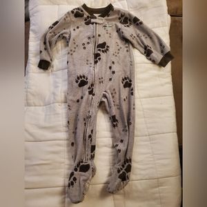 Carter's bear paw onesie